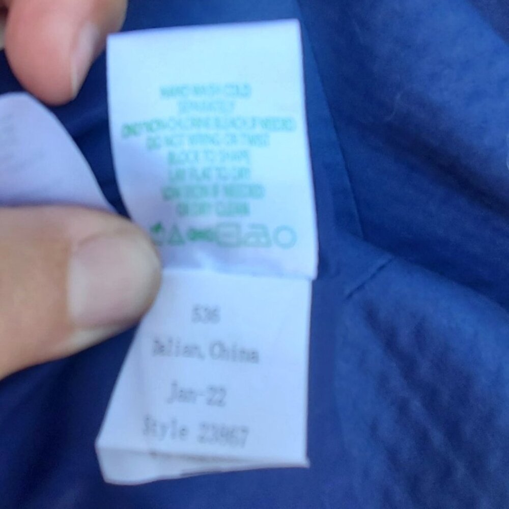 Lilly Pulitzer Valli Shift Dress Size 6 Navy Blue White Gold Sleeveless Cotton - Picture 9 of 13